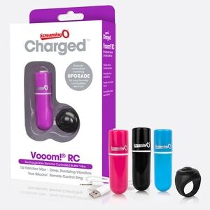 Charged Vooom Remote Control Bullet couples toy